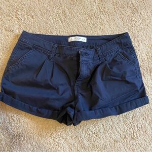 Abercrombie & Fitch Dark Blue Women's Cargo Shorts